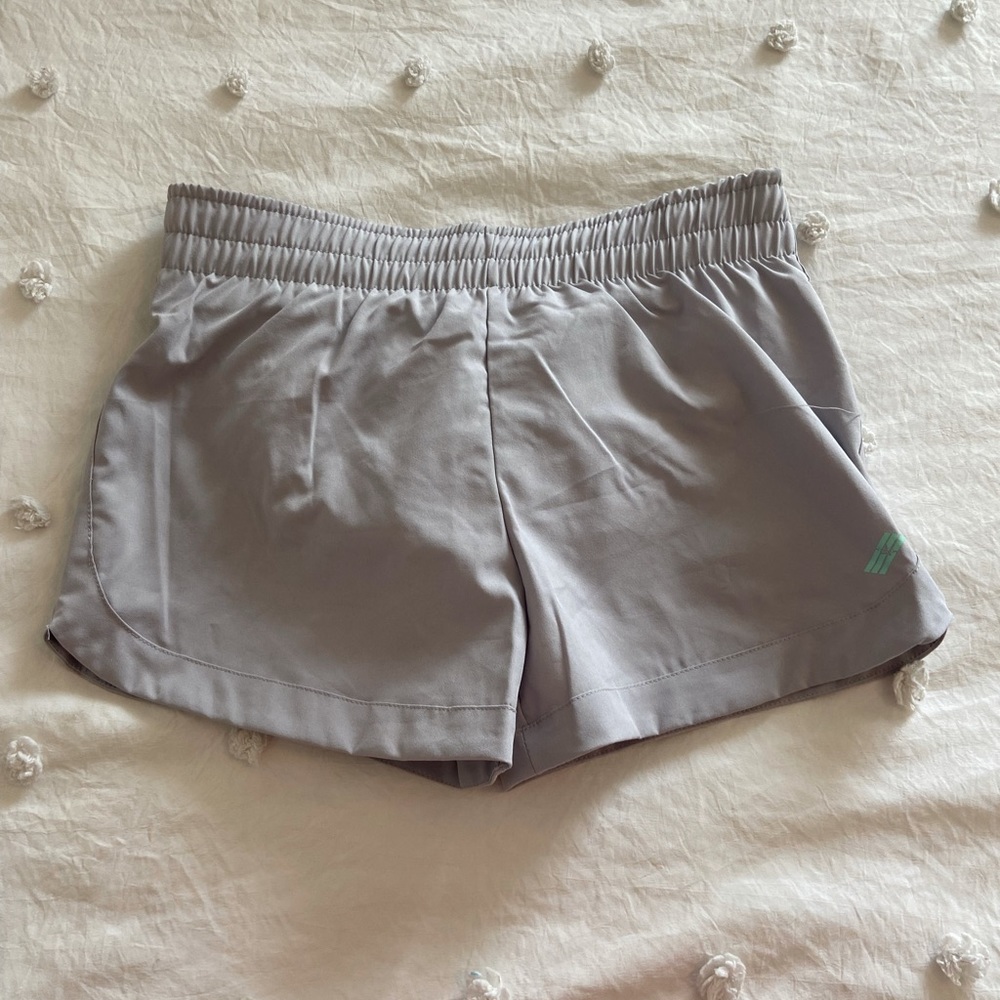 Grey athletic shorts